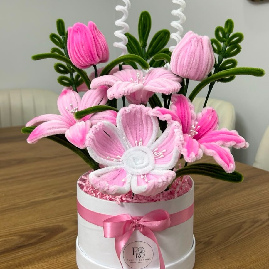 Pembe Rüya Kutu Aranjmanı - Görsel 2